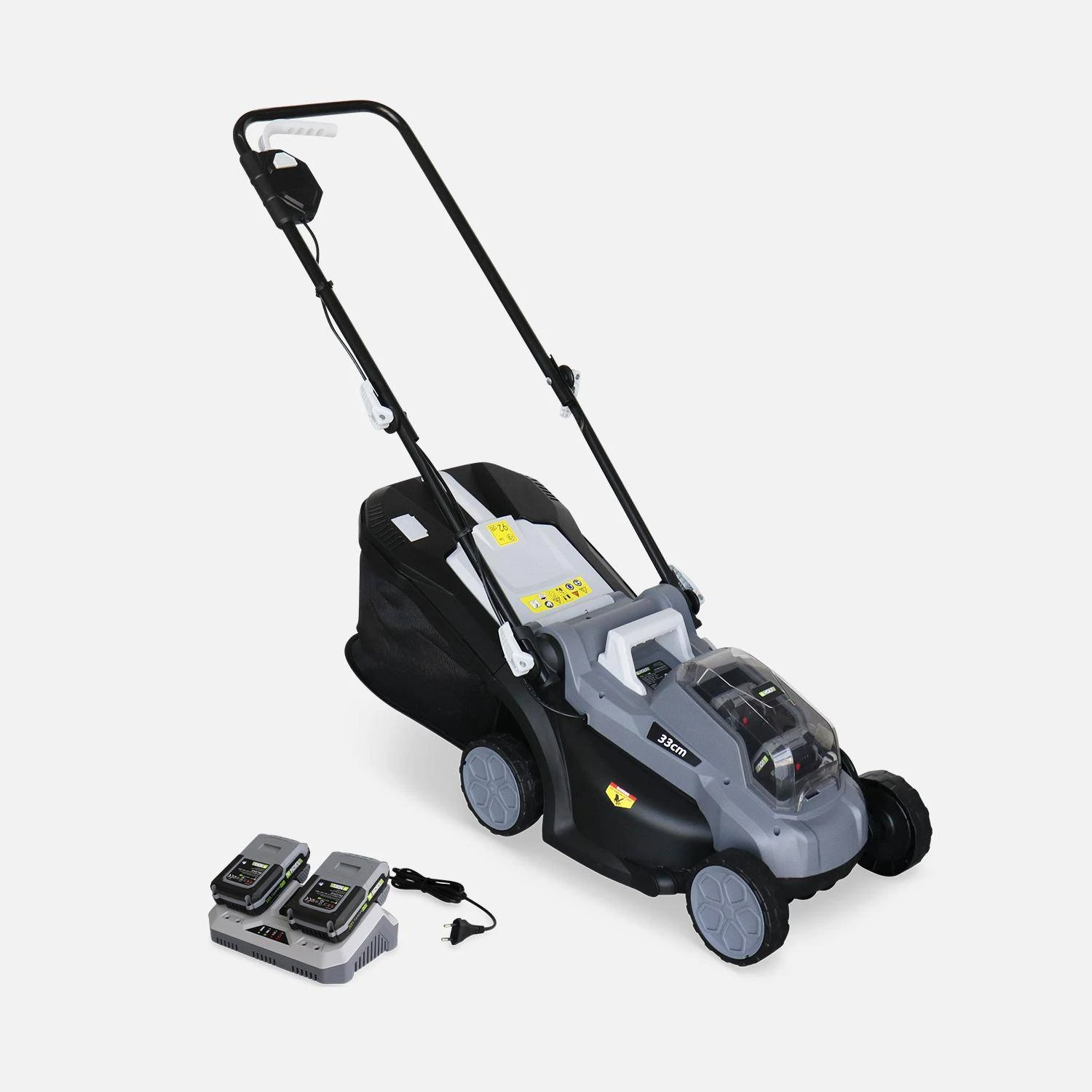 Tondeuse à Gazon à Batterie 2x20V 33cm 3 Tondeuse à Gazon à Batterie 2x20V 33cm