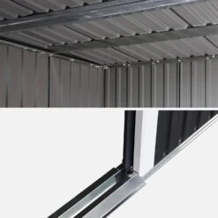 Abri De Jardin En Métal 4,85m2 Avec Puits De Lumière -Jardin Et Extérieur mssl472at 82b14124d748d4a9204ef97c6f30171d