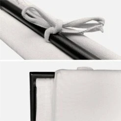 Fauteuil Relax En Toile, Structure Métal (lot De 2) -Jardin Et Extérieur mtrlxkdecrux2 c0d682dac7a0e777a76c064202594721