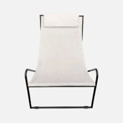 Fauteuil Relax En Toile, Structure Métal (lot De 2) -Jardin Et Extérieur mtrlxkdecrux2 fc0fa1a9e57de951dab4898701a85748