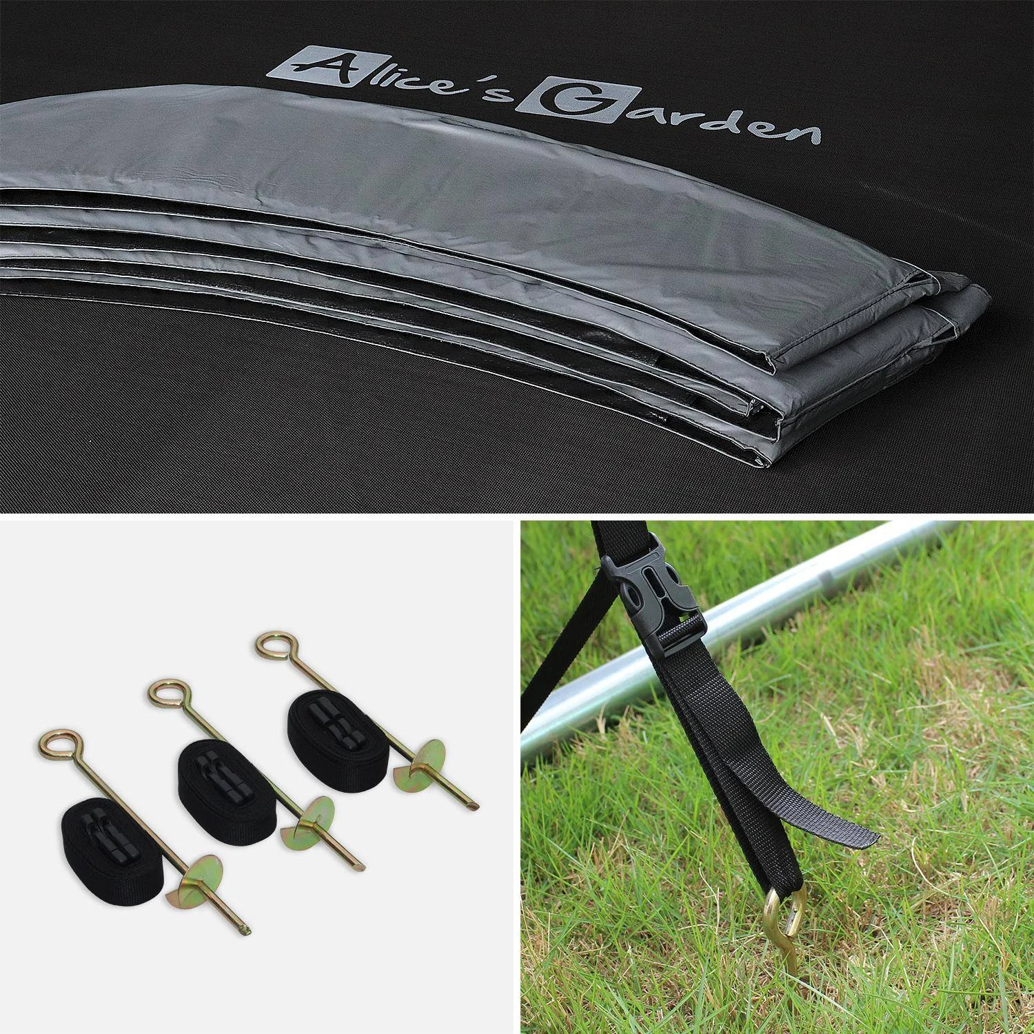 Trampoline 305cm Filet Intérieur Avec Pack D'accessoires + Tente De Camping 5 Trampoline 305cm Filet Intérieur Avec Pack D'accessoires + Tente De Camping – Image 3