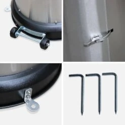 Lot De 2 Parasols Chauffants Gaz 12,5kW 11 Lot De 2 Parasols Chauffants Gaz 12,5kW -Jardin Et Extérieur pc1104ssx2 8dd254996aa0e9ef89a59adfbb4f58e2