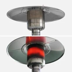 Lot De 2 Parasols Chauffants Gaz 12,5kW 9 Lot De 2 Parasols Chauffants Gaz 12,5kW -Jardin Et Extérieur pc1104ssx2 aca45ef684a6a4ab2b96432100dd2746