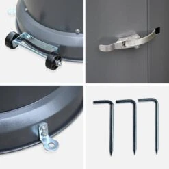 Lot De 2 Parasols Chauffants Gaz 12,5kW Couleur : Gris 11 Lot De 2 Parasols Chauffants Gaz 12,5kW Couleur : Gris -Jardin Et Extérieur pc1204gyx2 9c809414e8c3b674581d53477aa0f539