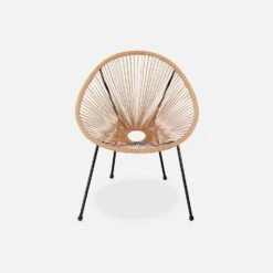 Fauteuil Oeuf En Corde Couleur : Naturel -Jardin Et Extérieur pex1nat b7e7146deda16038ee2adf8edb5eea14