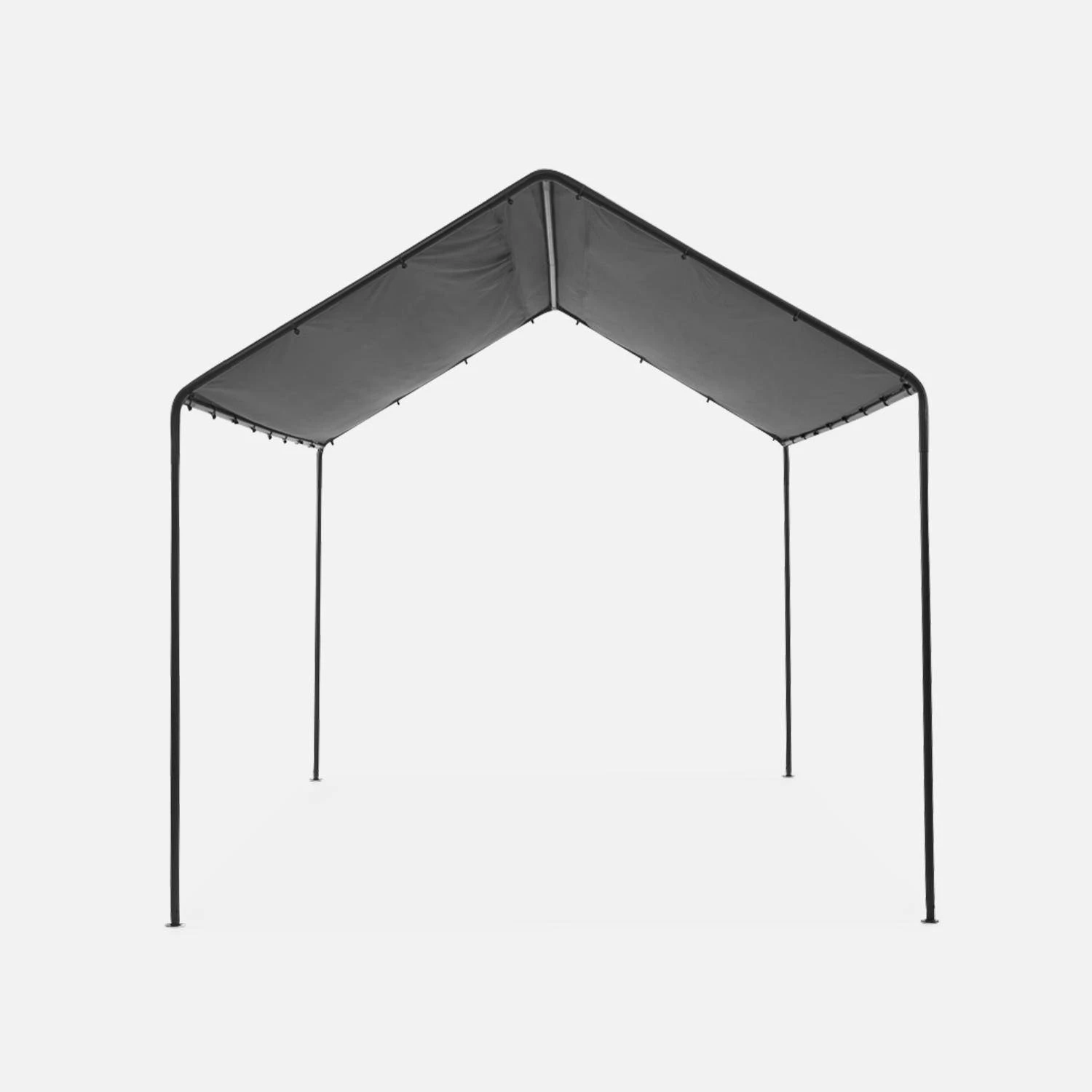 Tonnelle 3x4m Avec Toiture Couleur : Anthracite 5 Tonnelle 3x4m Avec Toiture Couleur : Anthracite – Image 3