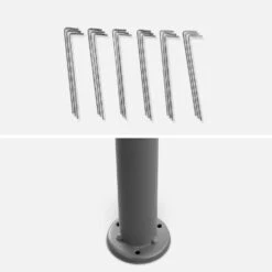 Tonnelle 3x3m Avec Rideaux Couleur : Gris -Jardin Et Extérieur pgskd3x3gy 06352250c7f635cff19e37b4217fd7df