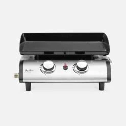Plancha Gaz 2 Brûleurs Inox 5kW 8 Plancha Gaz 2 Brûleurs Inox 5kW -Jardin Et Extérieur ph1002sb 6ed3b654a6d7ad596da35a3fdc801267