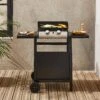 Plancha Gaz 2 Brûleurs Inox 5kW Avec Chariot -Jardin Et Extérieur ph1002trolley c73451af20bd42ca5bcf63f3f7528165