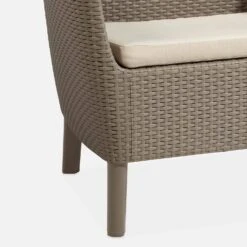 Salon De Jardin Imitation Rotin 4 Places Couleur : Cappuccino / Sable 11 Salon De Jardin Imitation Rotin 4 Places Couleur : Cappuccino / Sable -Jardin Et Extérieur plk3109cpsd b7a3cde5f5359d90763b6a50f46c13e0