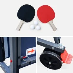 Table Ping Pong Indoor Premium Avec Accessoires -Jardin Et Extérieur ppt8017in ac036f0ffd7adff9d336081c5029bb55