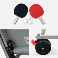 Table Ping Pong Outdoor Premium Avec Accessoires -Jardin Et Extérieur ppt8017out 5ce5e384fa50abc3bb60a2edee30ef76