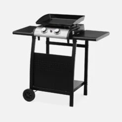 Desserte Plancha 2 Brûleurs -Jardin Et Extérieur pt1002bk 97de134ee4a3bd438bc6daaea5cb2836