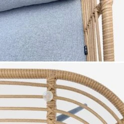 Salon De Jardin Bas Résine Tressée Effet Rotin 5 Places Couleur : Bois / Gris Chiné 13 Salon De Jardin Bas Résine Tressée Effet Rotin 5 Places Couleur : Bois / Gris Chiné -Jardin Et Extérieur raw3101gy 5388ba082b182954aa95cea35bc92e4d