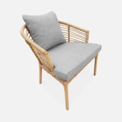 Salon De Jardin Bas Résine Tressée Effet Rotin 2 Places Couleur : Gris Chiné 12 Salon De Jardin Bas Résine Tressée Effet Rotin 2 Places Couleur : Gris Chiné -Jardin Et Extérieur rawarmtx2gy d278eae04f448223e051e748baa238a2