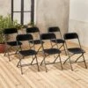 Chaise De Réception Pliante (lot De 6) Couleur : Gris Foncé -Jardin Et Extérieur recchairx6dg 9ac4d1819ba44efa284583e9f250ac86
