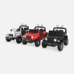 Voiture électrique Enfant JEEP 12V, 1 Place Couleur : Rouge -Jardin Et Extérieur rocjeepwrcred ef32dd134668c1d664165548f8f93ffa