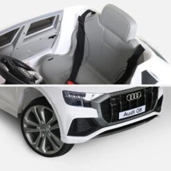 Voiture électrique Enfant Audi Q8 12V, 1 Place Couleur : Blanc -Jardin Et Extérieur rocq8rcwh 0eda53ac36d1a784b3a8de46cbf25a28