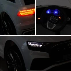 Voiture électrique Enfant Audi Q8 12V, 1 Place Couleur : Blanc -Jardin Et Extérieur rocq8rcwh e0f9312919de5cc1f3f892900a88fedf