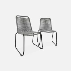 Chaise Jardin En Corde Empilable (lot De 2) Couleur : Gris Clair 11 Chaise Jardin En Corde Empilable (lot De 2) Couleur : Gris Clair -Jardin Et Extérieur ropechrx2lgy 04e1e040eb83a847aae2e66671d9124a