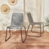 Chaise Jardin En Corde Empilable (lot De 2) Couleur : Gris Clair -Jardin Et Extérieur ropechrx2lgy 9f9d2510d31d3d39485558c34a055fd4
