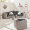 Salon De Jardin Résine Tressée Ronde 6 Places Couleur : Gris / Gris Chiné 2 Salon De Jardin Résine Tressée Ronde 6 Places Couleur : Gris / Gris Chiné -Jardin Et Extérieur rw3005gy fb573f59f5a0829d408df498b5b58451