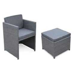 Salon De Jardin 6-10 Places Avec Housse - Vasto Couleur : Gris / Gris 14 Salon De Jardin 6-10 Places Avec Housse - Vasto Couleur : Gris / Gris -Jardin Et Extérieur salon de jardin 6 10 places vasto avec housse coloris gris coussins gris chine table encastrable 01bc5588e798f7e905fecc3b071d8958