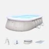 Piscine Gonflable Autoportée Rectangulaire Avec Accessoires 5x3m -Jardin Et Extérieur sp5x3fpkitgy aa624097792157f3a999bf0ef0807086