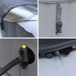 Spa Gonflable 6 Places Carré, Système Anti-gel Et Bâche -Jardin Et Extérieur spa185lsgr 02f19cb4601476a878afe0ca5fe5e2fe