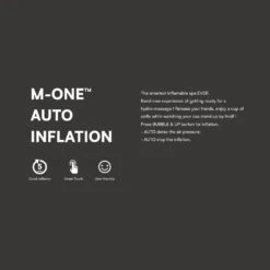 Spa Gonflable 6 Places Rond Jets Hydromassages Désinfection UVC, Anti Gel, M-one -Jardin Et Extérieur spacarltonrd6 69574aaf7185b30107ea4e753e67da01