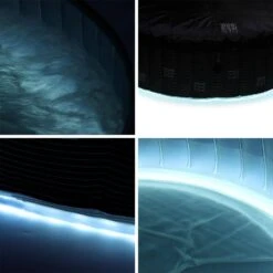 Spa Gonflable 6 Places Rond Bande LED, Filtration MDC, Désinfection UVC, Bâche -Jardin Et Extérieur spastarryrd6 4373ffa04e507e97785022279ebdaede