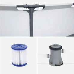 Piscine Hors Sol Tubulaire Ronde Avec Pompe Et Filtre ∅3,6m -Jardin Et Extérieur spbw370fpgy 1180f1ea6d501bbd9934b9250bf8de46