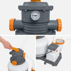 Filtre à Sable Pour Piscine 7571L/h 9 Filtre à Sable Pour Piscine 7571L/h -Jardin Et Extérieur spbwsf2200 4233f1a2aa450ee7c78295ddec7d9592