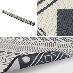 Tapis Extérieur Rectangulaire Motif Ethnique Noir/beige 9 Tapis Extérieur Rectangulaire Motif Ethnique Noir/beige -Jardin Et Extérieur tapis d exterieur 180x120cm bamako rectangulaire motif ethnique noir beige jacquard reversible indoor outdoor 9270981471ac8c2b8233b5253dda8c9d