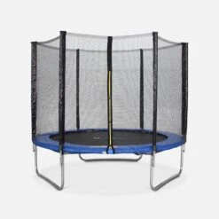 Trampoline 250cm Filet Protection Couleur : Bleu