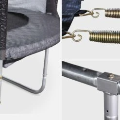 Trampoline 305cm Filet Protection Couleur : Gris -Jardin Et Extérieur tr305grey ff2138e4a9c4bb114688cdf089861fbe