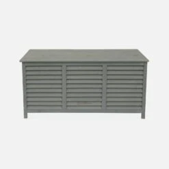 Coffre De Rangement Bois 330L -Jardin Et Extérieur wdbox130gy 8682c32aae6e87900f4e97e832f1a08a