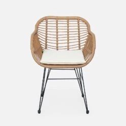 Fauteuil Effet Rotin Résine Et Métal (lot De 2) -Jardin Et Extérieur wkchrx2bamb 7856d2c8ef85fb5d8ed0d0de39bae9cc