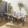 Table De Jardin Extensible Aluminium, 8 Chaises Couleur : Gris Foncé / Gris Taupe -Jardin Et Extérieur xt300r8sandco 46d0091b89bc3e405d13af662b5e38a2