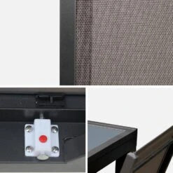 Table De Jardin Extensible Aluminium, 6 Chaises Couleur : Gris / Gris Taupe 13 Table De Jardin Extensible Aluminium, 6 Chaises Couleur : Gris / Gris Taupe -Jardin Et Extérieur xtp150r6co 07064a85a62a000725e8893aa0a565c7