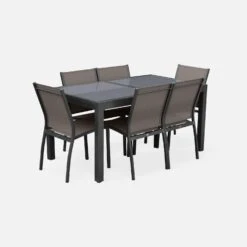 Table De Jardin Extensible Aluminium, 6 Chaises Couleur : Gris / Gris Taupe 10 Table De Jardin Extensible Aluminium, 6 Chaises Couleur : Gris / Gris Taupe -Jardin Et Extérieur xtp150r6co d8b352dd0e8c1ceca4d53120312e791d