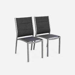 Table De Jardin Extensible Aluminium, 6 Chaises Couleur : Gris / Gris Foncé -Jardin Et Extérieur xtsafm210r6at b51cae6debb5d3b0867002cf03037fc6